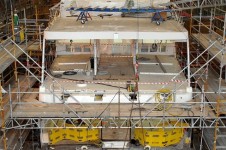 Extensive works done at the Pendennis shipyard on the super yacht Illusion